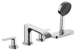 Hansgrohe Vivenis - Grifo Para Borde De Bañera De 4 Orificios, SBox, Cromo 75444000