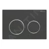 Geberit Omega20 - Control De Descarga, Negro Mate/cromo Brillante 115.085.14.1