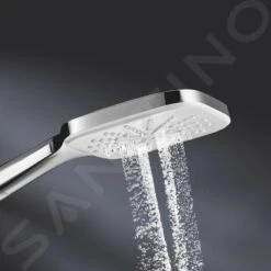 Grohe Rainshower SmartActive Cube - Conjunto De Alcachofa De Ducha 130 9,5 L/min, 3 Chorros, Soporte Y Mangueras, Blanco Luna 26588LS0 -Baño Suministros Tienda 05bb3d50d6a1d21490a83fc2