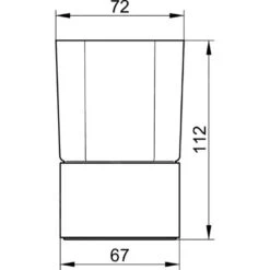 Keuco Elegance - Vaso Para Cepillos De Dientes Con Soporte, Cristal Mate/cromo 11650019001 -Baño Suministros Tienda 0691d502f746ba5c24f50b97