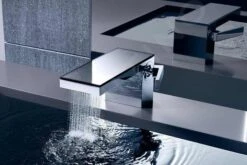 Axor MyEdition - Placa 200 Mm, Vidrio Negro 47900600 -Baño Suministros Tienda 08c9cd9f48dc120e002b1706