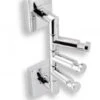 Novaservis Metalia 12 - Gancho Triple Giratorio, Cromo 0281,0 -Baño Suministros Tienda 0b931dcca5089728e06b4ed2
