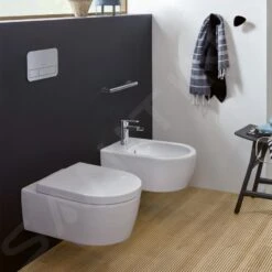 Villeroy & Boch Avento - Inodoro Suspendido Con Asiento SoftClosing, DirectFlush, Blanco Alpino 5656HR01 -Baño Suministros Tienda 0d1e98697dbb25fde658bf7e