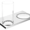 Keuco Edition 400 - Vaso Para Cepillos De Dientes Y Jabonera Con Soporte, Cristal/cromo 11556019000 -Baño Suministros Tienda 0efc5be9793add3eac23642a