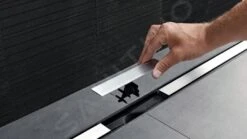 Geberit CleanLine - Canal De Ducha De Acero Inoxidable, 300-900 Mm, Metal Oscuro 154.450.00.1 -Baño Suministros Tienda 0fd2ca8e8389533eebb01a25