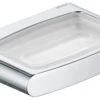 Keuco Elegance - Jabonera Con Soporte, Cristal Mate/cromo 11655019000 -Baño Suministros Tienda 1233d7294e59f0b974ddc545