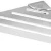 Sapho Accesorios - Estante De Esquina, 178x178 Mm, Acero Inoxidable Pulido PT004