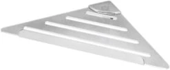 Sapho Accesorios - Estante De Esquina, 178x178 Mm, Acero Inoxidable Pulido PT004