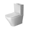 Duravit DuraStyle - Taza De Inodoro Completo, Desagüe Vario, Con HygieneGlaze, Blanco Alpino 2155092000 -Baño Suministros Tienda 126af48d5a666370eab8c746