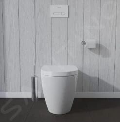 Duravit ME By Starck - Inodoro De Pie, Desagüe Posterior, Con WonderGliss, Blanco Alpino 21690900001 -Baño Suministros Tienda 15e14161876d1695eee32722