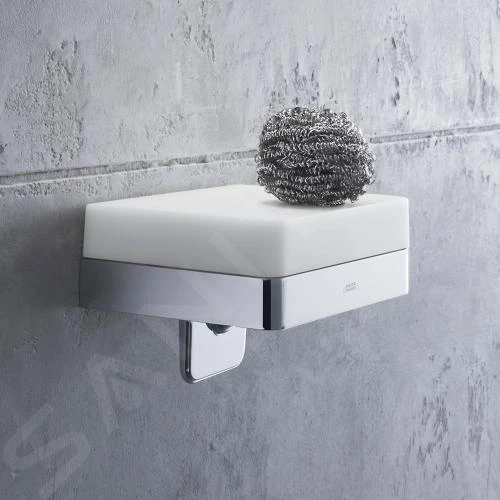 Axor Universal - Dispensador De Jabón Líquido Y Estante, Cromo 42819000 6 Axor Universal - Dispensador De Jabón Líquido Y Estante, Cromo 42819000 - Imagen 4