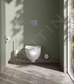 Keuco Reva - Escobilla De WC De Pared Con Soporte, Cristal Mate/cromo 12864019000 -Baño Suministros Tienda 180f782bd72b7aa6a58ffdc3