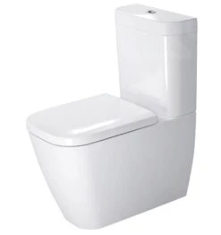 Duravit Happy D.2 - Taza De Inodoro Completo, Desagüe Vario, Con HygieneGlaze, Blanco Alpino 2134092000