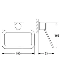 Grohe Allure - Portatoallas Allure, Cromo 40339000 -Baño Suministros Tienda 1b4fec173560857f3a655681