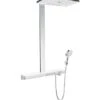 Hansgrohe Rainmaker Select - Conjunto De Ducha Showerpipe 460 Con Termostato, 3 Chorros, EcoSmart 9 L/min, Blanco/cromo 27029400 -Baño Suministros Tienda 1d56d366f1ed97bcc9882ca0