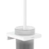 Hansgrohe AddStoris - Escobilla De WC De Pared, Cristal Mate/blanco Mat 41752700 -Baño Suministros Tienda 210e5a571edb6e5d532aa0c1
