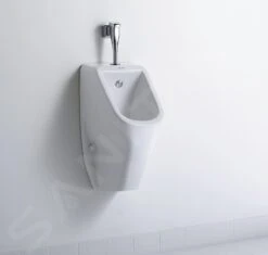 Duravit D-Code - Urinario, Entrada De Agua Superior, Rimless, Con HygieneGlaze, Blanco Alpino 0828302000 -Baño Suministros Tienda 232901b9c3a01432e99ccb86 1