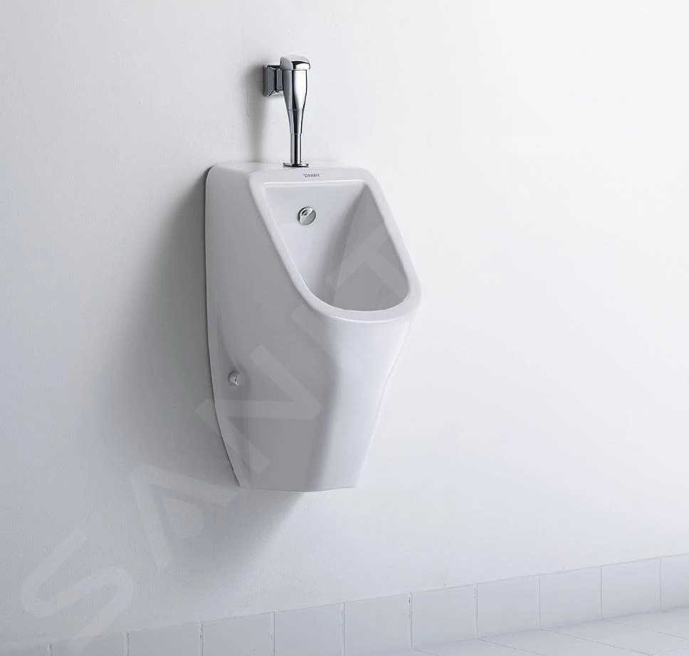 Duravit D-Code - Urinario, Entrada De Agua Superior, Rimless, Blanco Alpino 0828300000 5 Duravit D-Code - Urinario, Entrada De Agua Superior, Rimless, Blanco Alpino 0828300000 - Imagen 3
