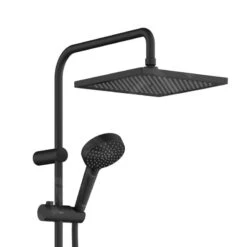 Hansgrohe Vernis Shape - Conjunto De Ducha Showerpipe 240 Con Termostato, 2 Chorros, EcoSmart, Negro Mate 26429670 11 Hansgrohe Vernis Shape - Conjunto De Ducha Showerpipe 240 Con Termostato, 2 Chorros, EcoSmart, Negro Mate 26429670 -Baño Suministros Tienda 2577baf3040c605e6c83719c