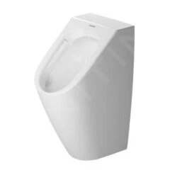 Duravit ME By Starck - Urinario, Entrada De Agua Posterior, Rimless, Con WonderGliss, Blanco Alpino 28093000001