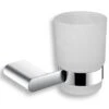 Novaservis Titania Naty - Vaso Para Cepillos De Dientes Con Soporte, Vidrio Opalino/cromo 66606,0 -Baño Suministros Tienda 299028af76e847f68c22008e