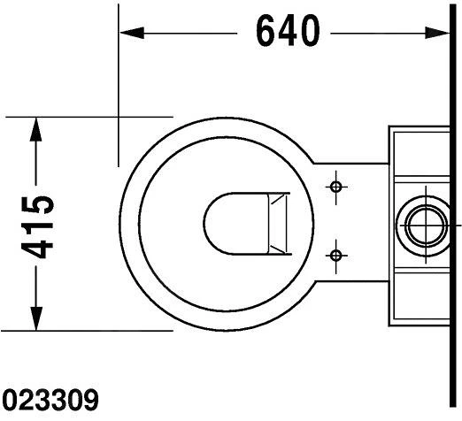 Duravit Starck 1 - Taza De Inodoro Completo De Pie, WonderGliss, Blanca 02330900641 4 Duravit Starck 1 - Taza De Inodoro Completo De Pie, WonderGliss, Blanca 02330900641 - Imagen 2