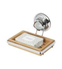 Compactor Bestlock - Jabonera Con Soporte, Bambú/cromo RAN5806 -Baño Suministros Tienda 2aa65ce4457f874549d74cf4