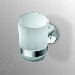 Ideal Standard IOM - Vaso Para Cepillo Y Pasta De Dientes Con Soporte, Cristal Satinado/cromo A9120AA -Baño Suministros Tienda 2e85ac8a65a6f0c5a9ce5966