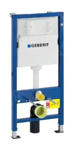 Geberit Duofix - Conjunto De Módulo De Instalación Empotrado, Inodoro Alpha Con Asiento, Pulsador De Descarga Delta21, Blanco Alpino 458.103.00.1 NR1 -Baño Suministros Tienda 31ace20539408a79deedd39a