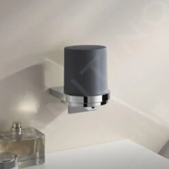 Keuco Collection Moll - Dispensador De Jabón Con Soporte, 180 Ml, Antracita/cromo 12752010101 -Baño Suministros Tienda 323f93bb78e8d28e1e765a92