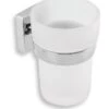 Novaservis Metalia 12 - Vaso Para Cepillos De Dientes Con Soporte, Vidrio/cromo 0206,0 -Baño Suministros Tienda 33b5c0d5dd38936d89de4473