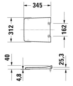 Duravit Viu - Tapa De Urinario, SoftClose, Blanco 0026090000 -Baño Suministros Tienda 33e12661b505c18640e2fb54