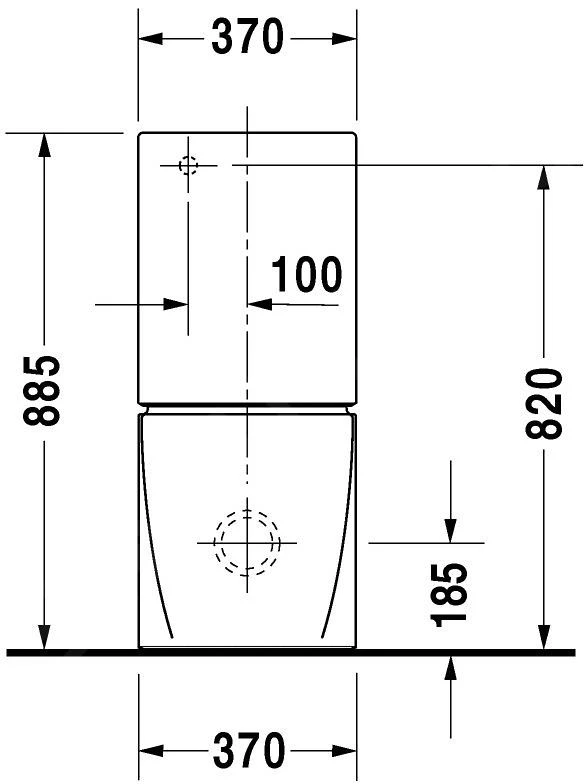 Duravit Starck 2 - Taza De Inodoro Completo De Pie, WonderGliss, Blanca 21450900001 6 Duravit Starck 2 - Taza De Inodoro Completo De Pie, WonderGliss, Blanca 21450900001 - Imagen 4