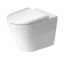 Duravit D-Neo - Inodoro De Pie, Desagüe Posterior, Rimless, Blanco 2003090000