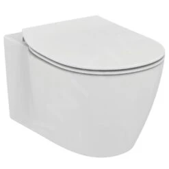 Ideal Standard Connect - Inodoro Suspendido, 340x365x540 Mm, Con Tecnología AquaBlade, Con Ideal Plus, Blanco E0479MA -Baño Suministros Tienda 3508d243d91f106e147262cf 1