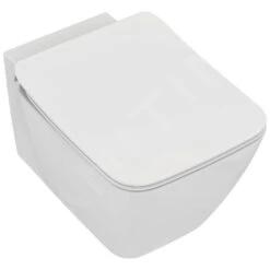 Ideal Standard ProSys - Conjunto De Módulo De Instalación Empotrado, Inodoro Y Asiento Strada II, Pulsador Oleas M2, Aquablade, SoftClose, Blanco ProSys120M SP25 -Baño Suministros Tienda 3b1f374c675db375917dff76