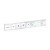Hansgrohe RainSelect - Grifo Empotrado Para 4 Aparatos, Blanco Mate 15382700
