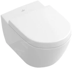 Villeroy & Boch Subway 2.0 - Inodoro Suspendido, Aquareduct, Con Ceramicplus, Blanco Alpino 560010R1