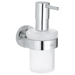 Grohe Essentials - Dispensador De Jabón Líquido Con Soporte, Cromo 40448001