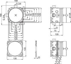 Hansa Bluebox - Cuerpo De Montaje Empotrado Para Grifo DN20 80010000 7 Hansa Bluebox - Cuerpo De Montaje Empotrado Para Grifo DN20 80010000 -Baño Suministros Tienda 40e48266771bc56615abc56d