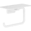 Hansgrohe AddStoris - Portarrollos Con Estante, Blanco Mate 41772700 -Baño Suministros Tienda 411396b1cd6e756b6447b9b9