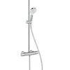 Hansgrohe Crometta - Conjunto De Ducha E 240 Showerpipe Con Termostato, EcoSmart 9 L/min, Cromo 27281000 2 Hansgrohe Crometta - Conjunto De Ducha E 240 Showerpipe Con Termostato, EcoSmart 9 L/min, Cromo 27281000 -Baño Suministros Tienda 41ac4d95b0291d8e6f29d5fb