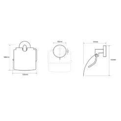 Sapho X-STEEL - Portarrollos Con Tapa, Acero Inoxidable XS701 -Baño Suministros Tienda 42e9219a67530012795ecdda