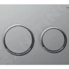 Geberit Omega20 - Pulsador De Descarga, Easy To Clean, Cromo Mate/cromo Brillante 115.085.JQ.1 -Baño Suministros Tienda 42ef304fbaeaedf592e03ea2