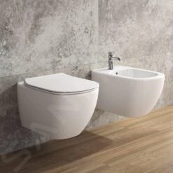 Ideal Standard ProSys - Conjunto De Módulo De Instalación Empotrado, Inodoro Y Asiento Tesi, Pulsador Oleas M1, Rimless, SoftClose, Blanco ProSys80M SP82 -Baño Suministros Tienda 451ff73b1a8691c0818da698 1
