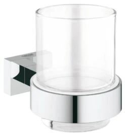 Grohe Essentials Cube - Vaso Con Soporte, Cromo 40755001