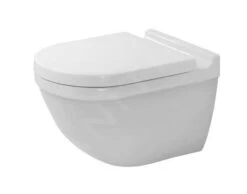 Duravit Starck 3 - Inodoro Suspendido, Asiento Softclose, Blanco Alpino 42250900A1