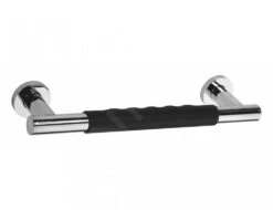 Sapho X-Round - Agarradero Antideslizante, Longitud 300 Mm, Acero Inoxidable XR504