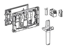 Geberit Accesorios - Dispensador Para Barra DuoFresh, Gris Antracita 115.063.BZ.1 -Baño Suministros Tienda 461b9837f32b314cf25dce41