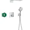 Hansgrohe Raindance E - Conjunto De Ducha 300, Con Termostato ShowerSelect Empotrado, Cromo 27952000 -Baño Suministros Tienda 49ca9991dd364a4164b3a7be